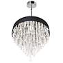 3_Franca 8 Light Drum Shade Chandelier With Chrome Finish more views