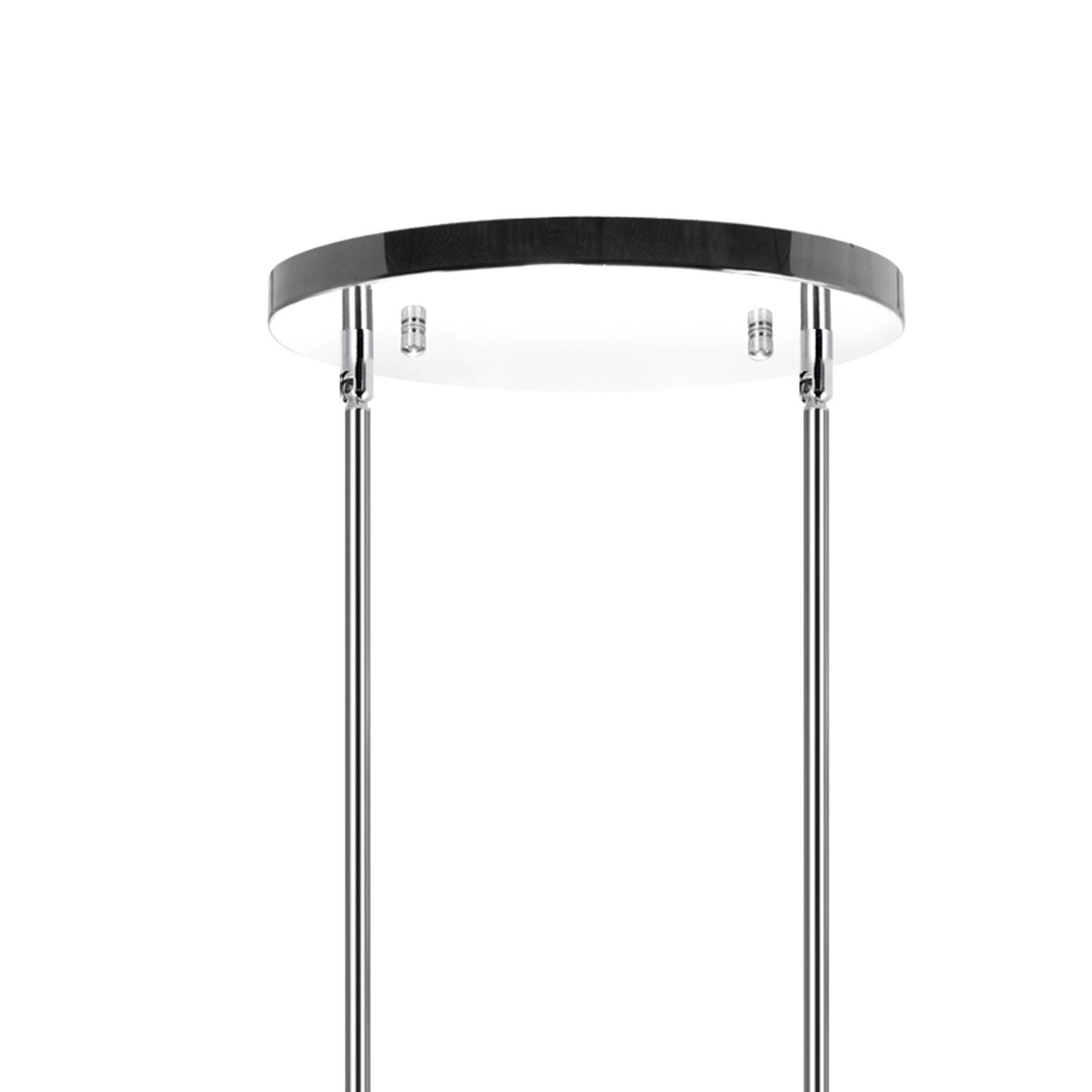 Image 5 Franca 8 Light Drum Shade Chandelier With Chrome Finish more views