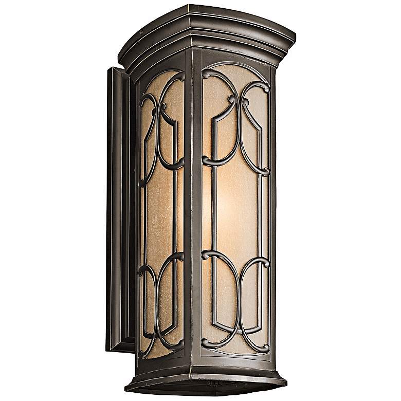 Image 1 Franceasi Olde Bronze 22 inch High Outdoor Wall Light