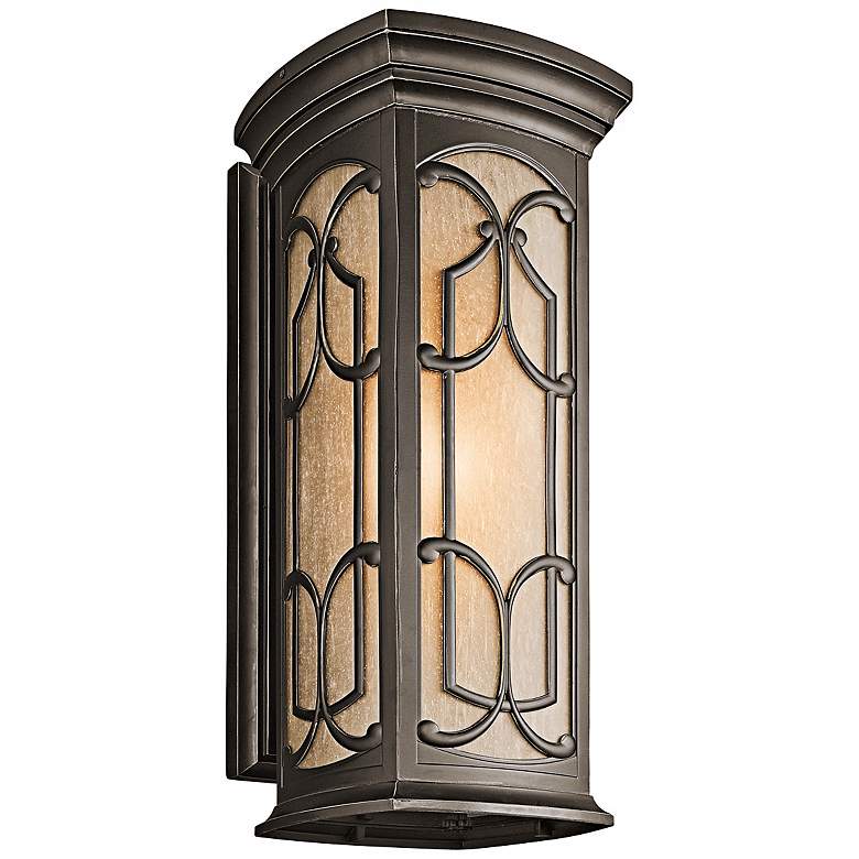 Image 1 Franceasi Olde Bronze 25 inch High Outdoor Wall Light