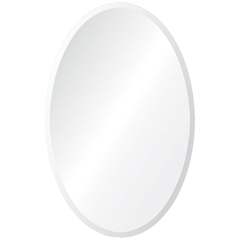 Image 2 Frances 18 inch x 28 inch Oval Beveled Wall Mirror