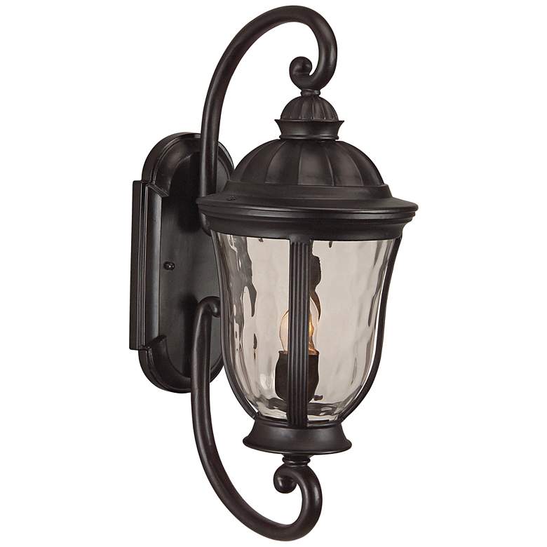 Image 1 Frances 22 3/4" High Oiled Bronze Outdoor Wall Light