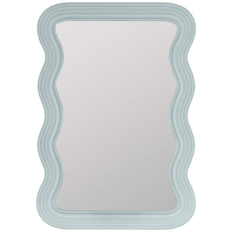 Image 1 Frances Iceberg 28" x 40" Wavy Rectangular Wall Mirror