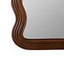 3_Frances Walnut 28" x 40" Wavy Rectangular Wall Mirror more views