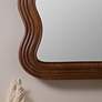 5_Frances Walnut 36" x 70" Rectangular Floor/Wall Mirror more views
