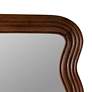 Frances Walnut Finish 40" x 28" Mango Wood Rectangle Wall Mirror