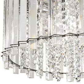 Image4 of Francesca 14" Wide Clear Crystal LED Ceiling Light more views