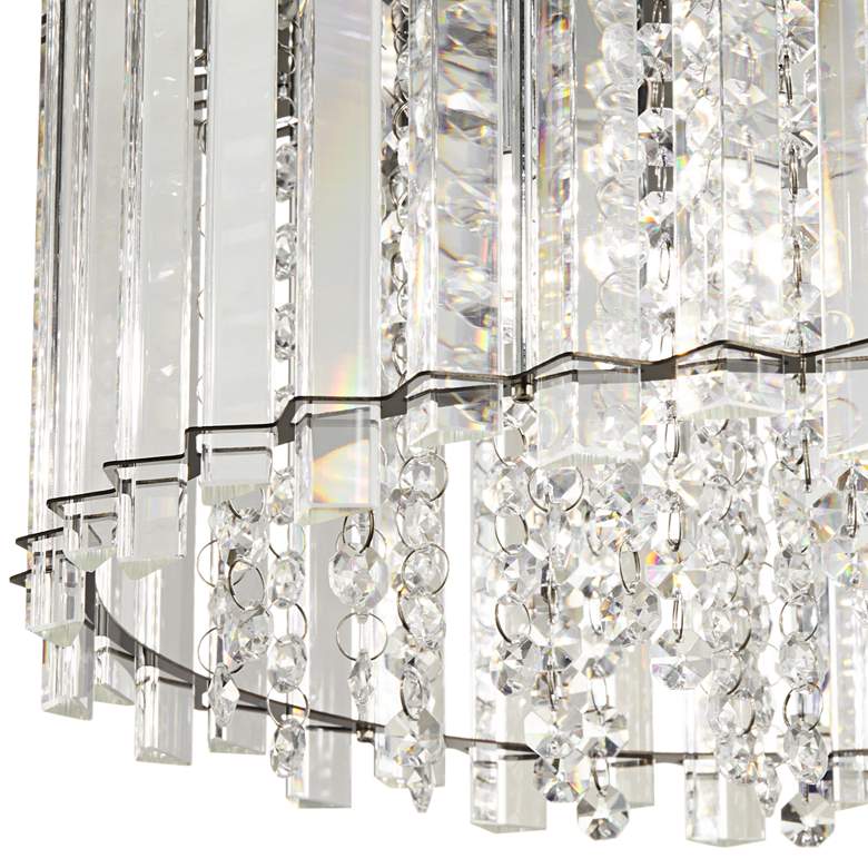 Image 4 Francesca 14 inch Wide Clear Crystal LED Ceiling Light more views