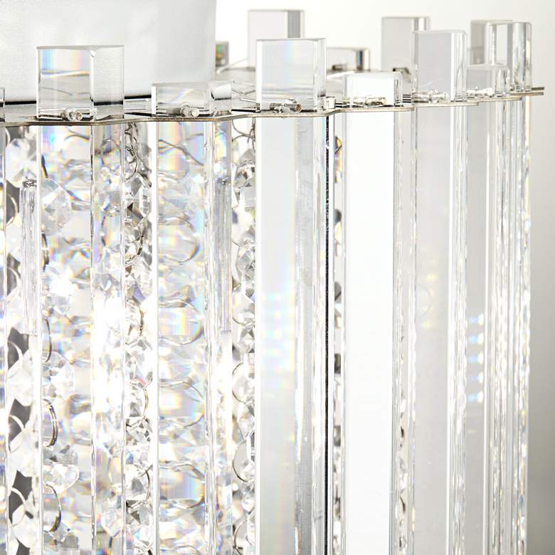 Image 5 Francesca 14" Wide Clear Crystal LED Ceiling Light more views