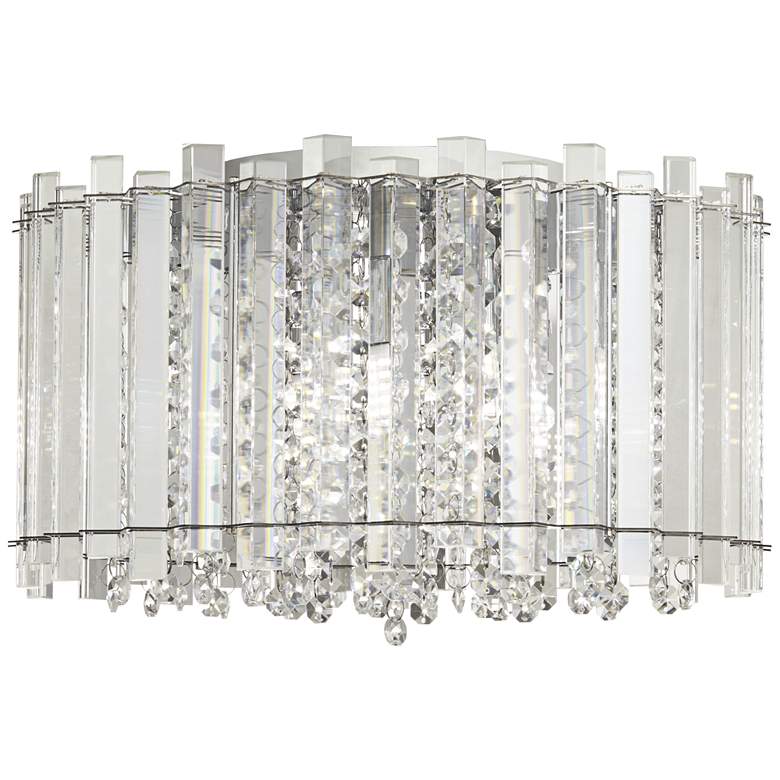 Image 5 Francesca 14 inch Wide Clear Crystal LED Ceiling Light more views