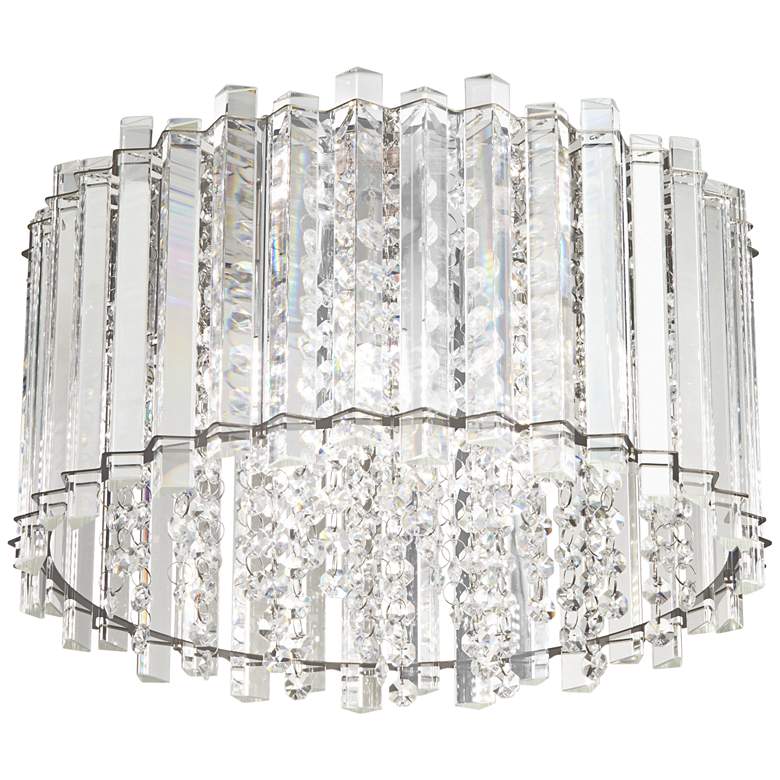 Image 7 Francesca 14 inch Wide Clear Crystal LED Ceiling Light more views