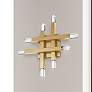 1_Francesca 15 3/4" High Aged Brass LED Wall Sconce
