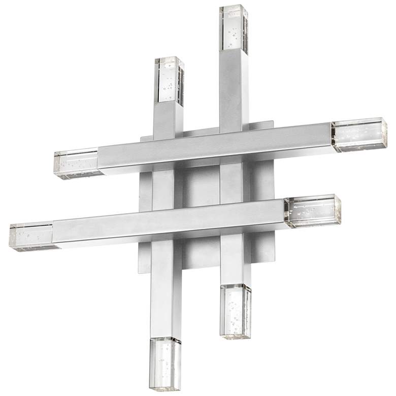 Image 1 Francesca 15 3/4" High Polished Chrome LED Wall Sconce