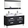 Francesca 55 1/4" W Double Sink Vanity Set