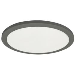 Franchesa 5" Wide Matte Black LED Flush Mount