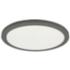 Franchesa 5" Wide Matte Black LED Flush Mount