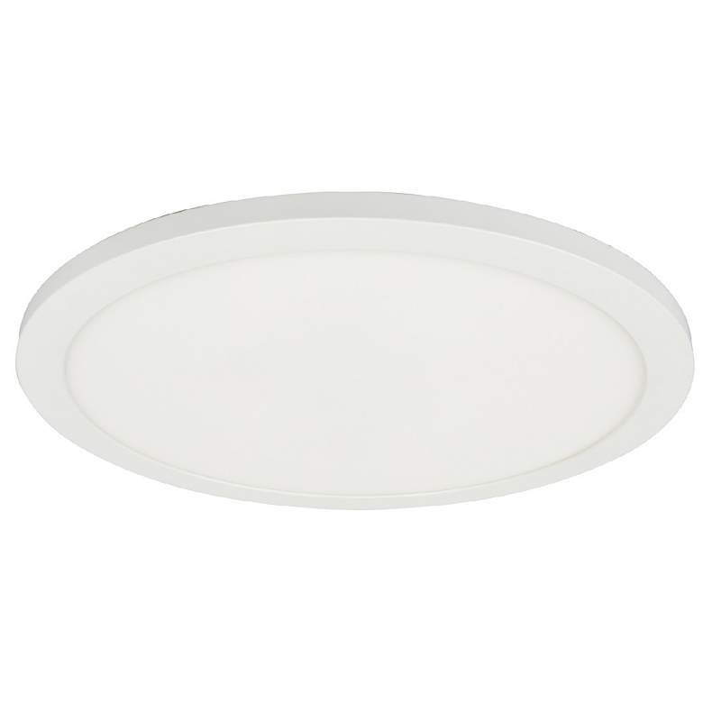 Image 1 Franchesa 5" Wide Matte White LED Flush Mount