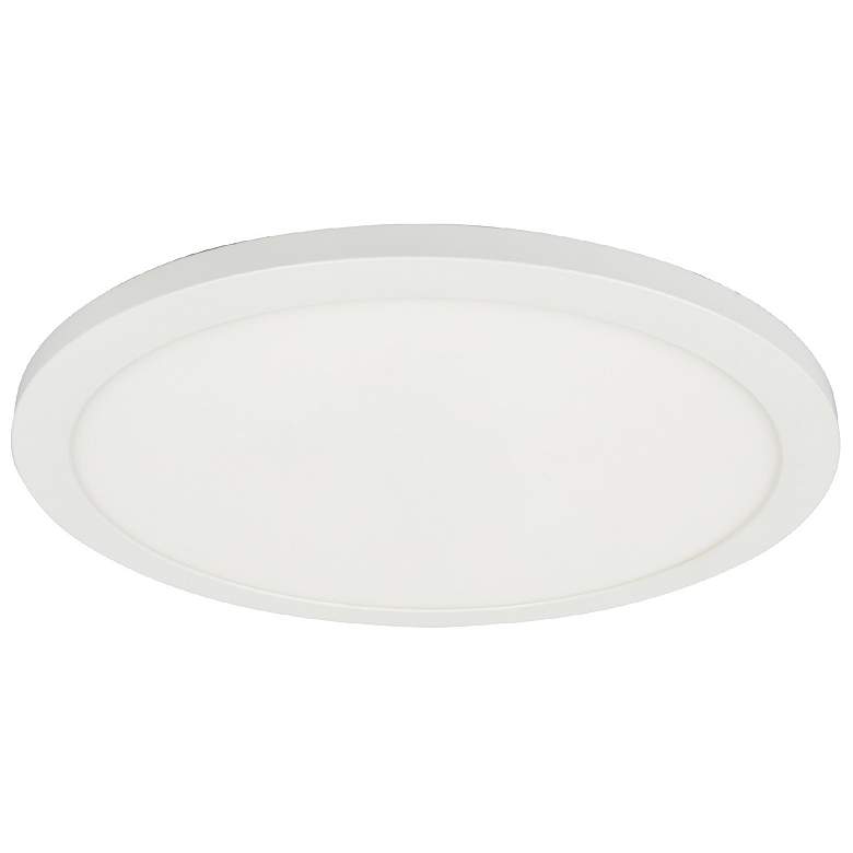 Image 1 Franchesa 7" Wide Matte White LED Flush Mount