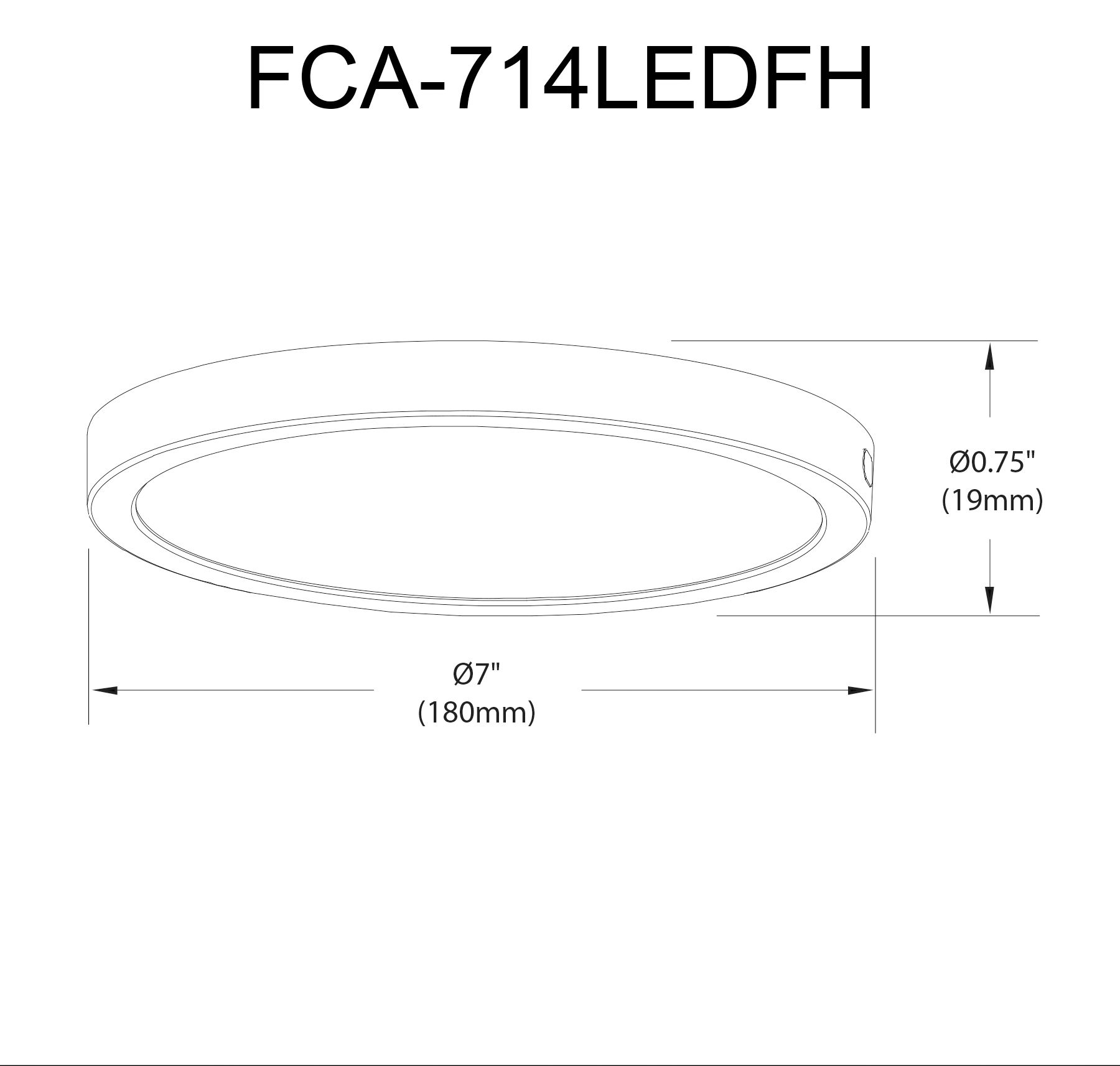 Image 3 Franchesa 7" Wide Matte White LED Flush Mount more views