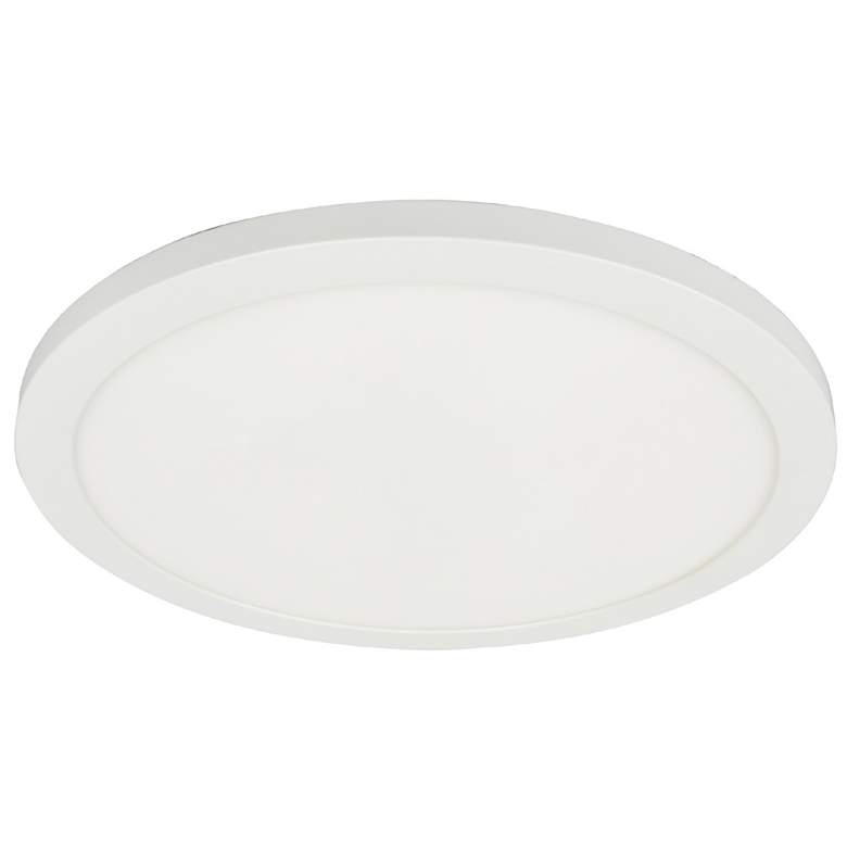 Image 1 Franchesa 9" Wide Matte White LED Flush Mount