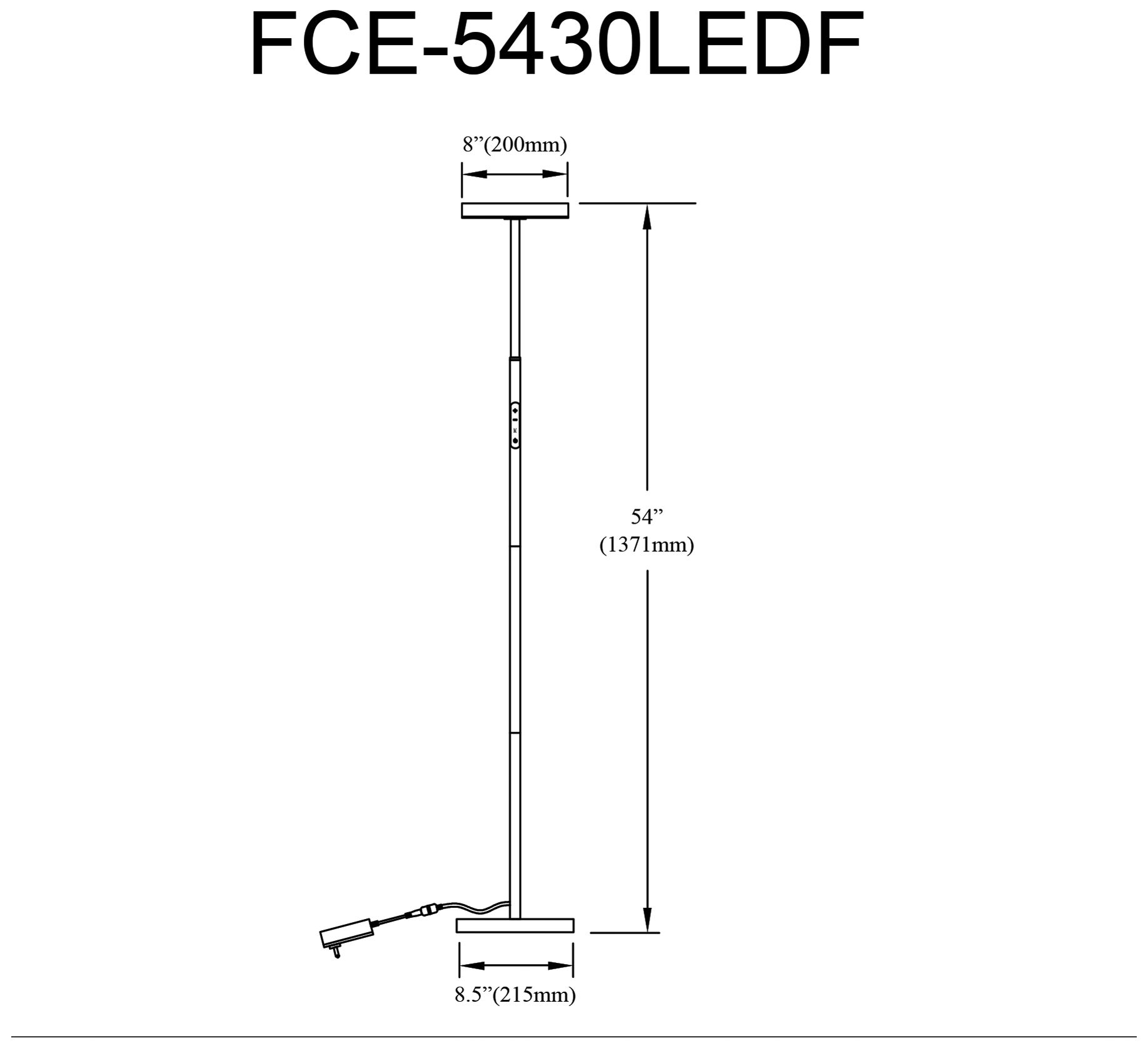 Image 4 Francine 54" High Aged Brass Floor Lamp With White Acrylic Diffuser more views