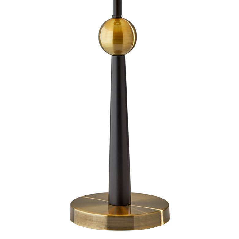 Image 4 Francis Black and Antique Brass Metal Table Lamp more views