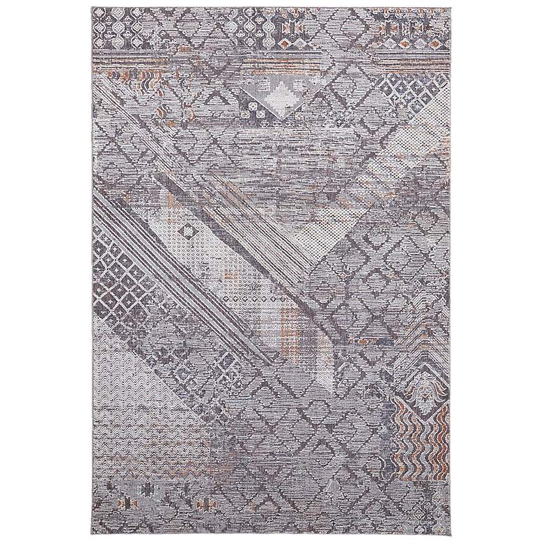 Francisco 39GGF 5&#39;x8&#39; Ivory and Gray Rectangular Area Rug