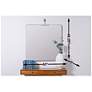 7_Franco Shiny Silver 48" x 40" Metal Rectangle Wall Mirror more views