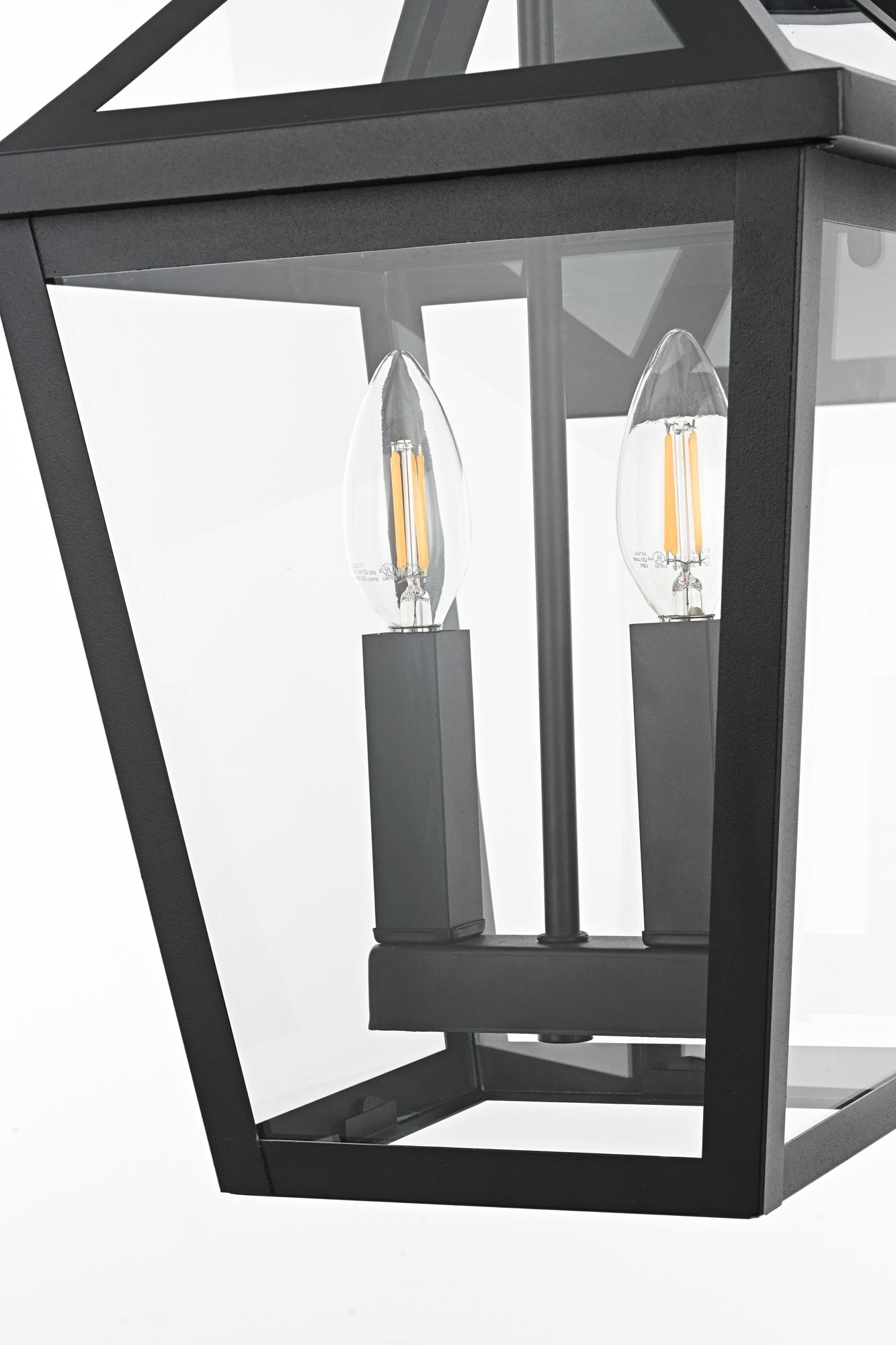 Frankford 18" High Black 2-Light Outdoor Wall Light