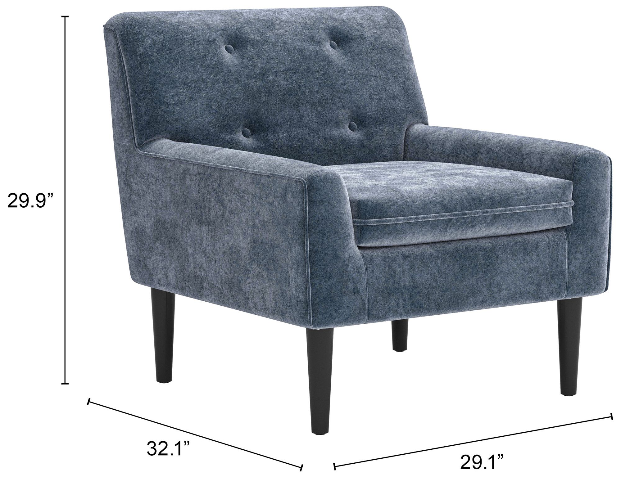 Frankfurt Armchair Gray