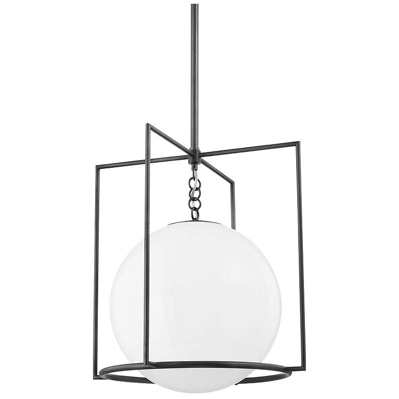 Image 1 Frankie 1 Light Large Pendant Old Bronze