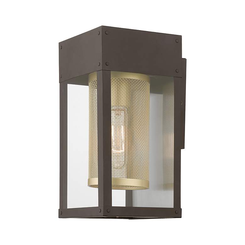 Image 5 Franklin 1 Light Bronze Outdoor Wall Lantern more views