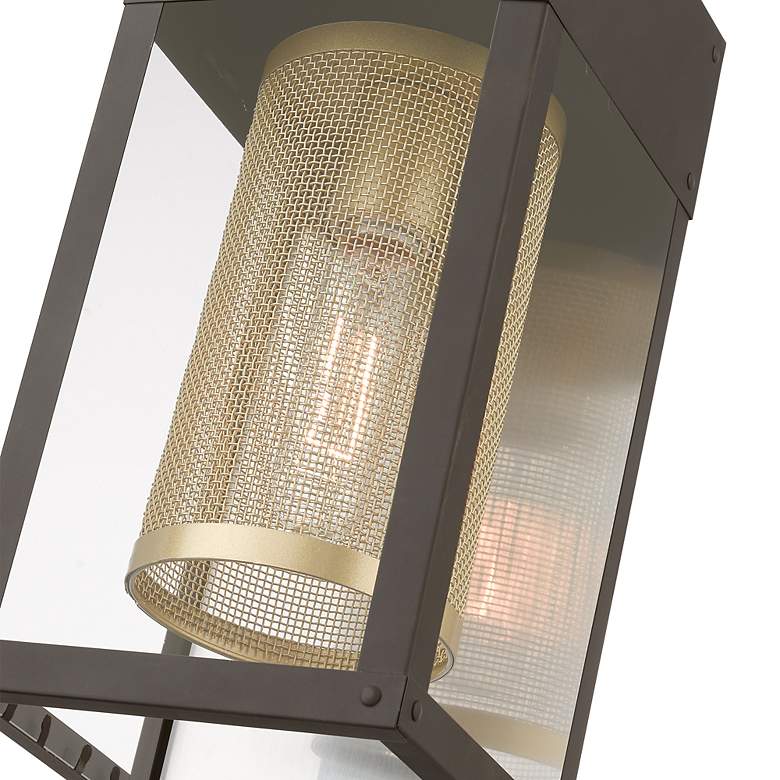 Image 7 Franklin 1 Light Bronze Outdoor Wall Lantern more views