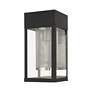 5_Franklin 12" High Black Outdoor Lantern Wall Light more views