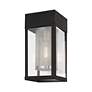 6_Franklin 12" High Black Outdoor Lantern Wall Light more views