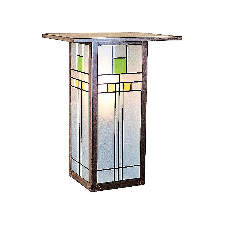 Image 1 Franklin 12"H Silkscreen White Glass Outdoor Wall Light