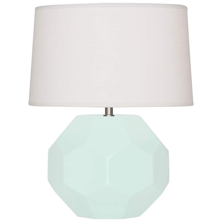 Image 1 Franklin 16.38" High Mint Glazed Finish Accent Lamp