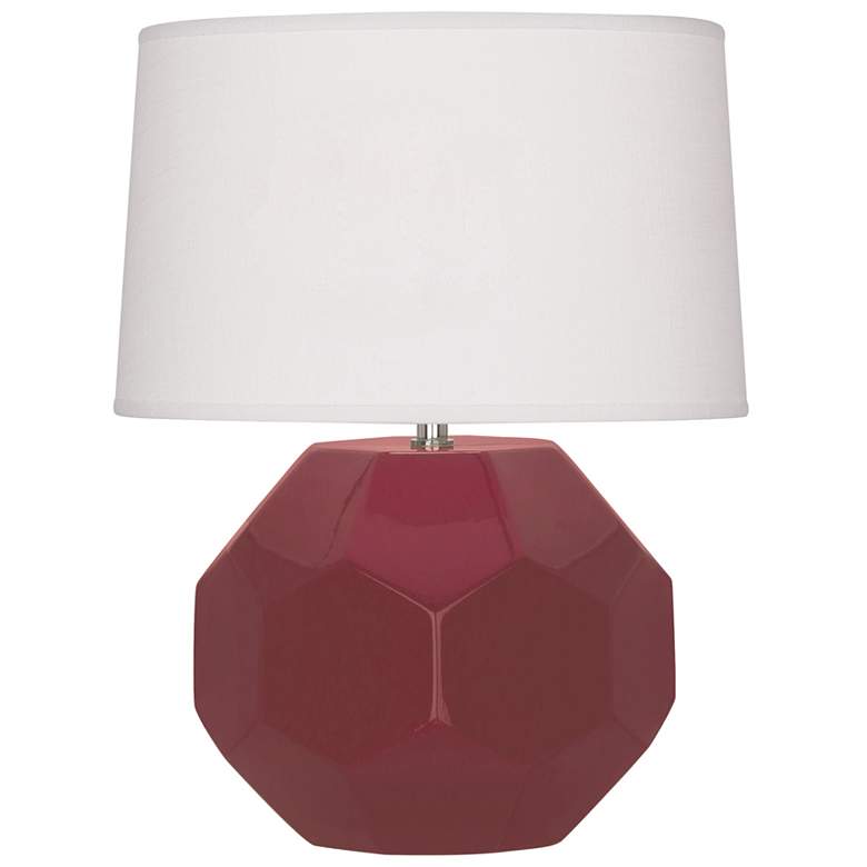 Image 1 Franklin 16.38" High Sugar Plum Glazed Finish Accent Lamp