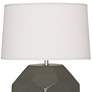 Franklin 16 1/2" High Ash Glazed Ceramic Accent Table Lamp