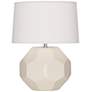 Franklin 16 1/2" High Bone Glazed Ceramic Accent Table Lamp