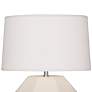 Thumbnail3 of Franklin 16 1/2" High Bone Glazed Ceramic Accent Table Lamp more views