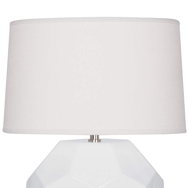 Image 2 Franklin 16 1/2" High Lily Glazed Ceramic Accent Table Lamp more views