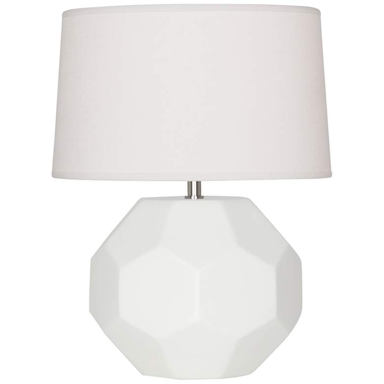 Image 1 Franklin 16 1/2" High Matte Lily Glazed Accent Table Lamp