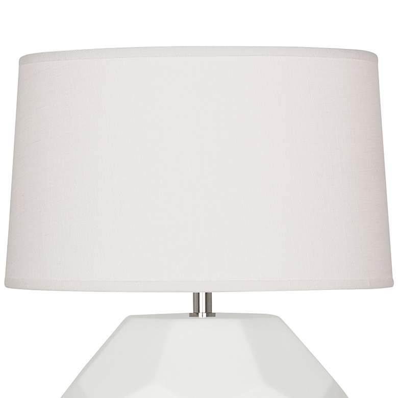 Image 2 Franklin 16 1/2" High Matte Lily Glazed Accent Table Lamp more views
