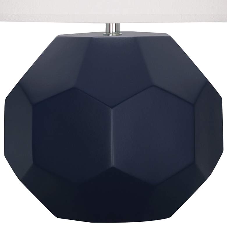 Image 4 Franklin 16 1/2 inch High Matte Midnight Blue Accent Table Lamp more views