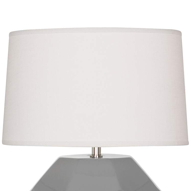 Image 2 Franklin 16 1/2" High Smoky Taupe Glazed Accent Table Lamp more views