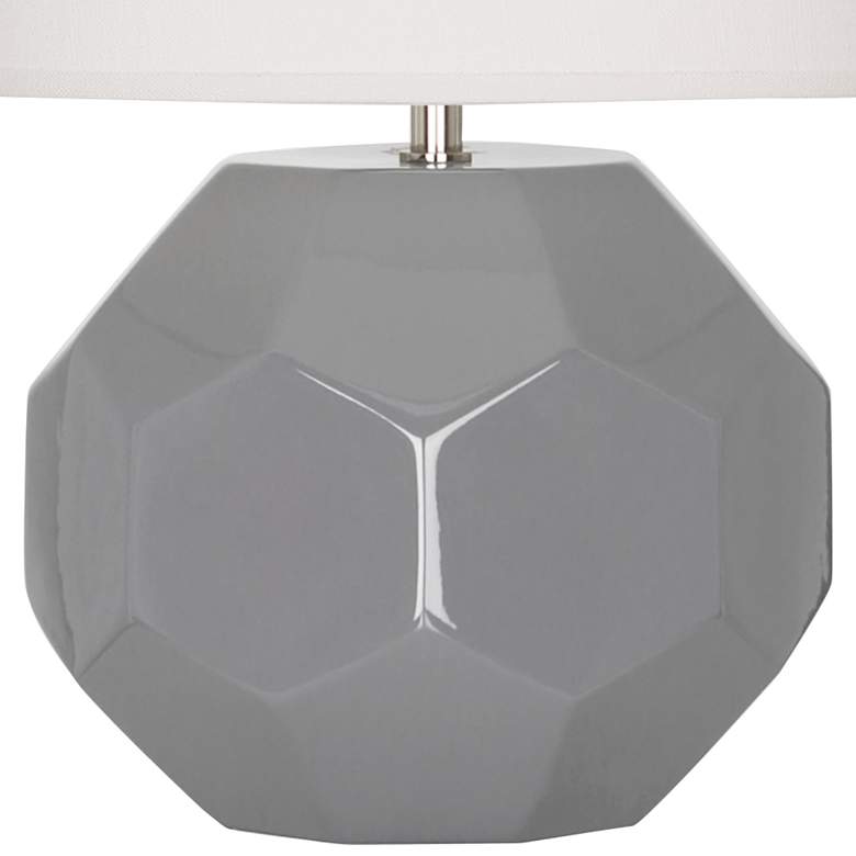 Image 3 Franklin 16 1/2" High Smoky Taupe Glazed Accent Table Lamp more views