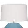Franklin 16 1/2" High Steel Blue Glazed Accent Table Lamp