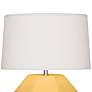 Franklin 16 1/2" High Sunset Yellow Glazed Accent Table Lamp