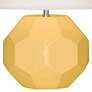 Franklin 16 1/2" High Sunset Yellow Glazed Accent Table Lamp
